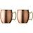 Lyngby Moscow Mule Hammered Copper Krus 55cl 2stk