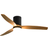 Create Wind Calm Silent 40W Ø132cm With Light Black/Light Wood Look