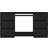 vidaXL 800811 Black Skrivebord 50x140cm