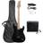 Glarry GST Stylish Electric Guitar Kits Bag+Strap+Power Cord+Amplifier AMP
