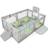Casart Large Baby Playpen Safe Play Yard
