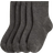 H&M School Socks 5-pack - Dark Grey (1198529002)