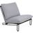 Brafab Blixt - Black/Sky Grey Lounge Chair