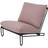 Brafab Blixt - Black/Light Pink Havelænestol