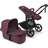 Bugaboo Fox 5 Renew Black/Dark Cherry (Duo)