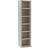 vidaXL CD Cabinet Sonoma Oak Book Shelf 88cm