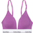 Calvin Klein Icon Cotton Modal Lightly Lined Triangle Bralette - Dahlia