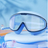 Shein Anti-Fog HD Large Frame Swimming Goggles - Dark Blue