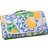OHS Lemon Print Picnic Blanket - White/Blue