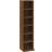 vidaXL CD Cabinet Brown Oak Book Shelf 88cm