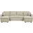 Beliani Sommen Beige Sofa 287cm 5 Seater