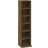 vidaXL CD Cabinet Smoked Oak Book Shelf 88cm
