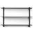 Gejst Nivo A Black Ash/Black Wall Shelf 64cm