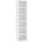 vidaXL CD Cabinet White Book Shelf 88cm