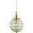 Oriva Chrystal K9 Brass Fönsterlampa ∅ 10cm