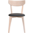 Rowico Home Ami Leather Whitewash/Black Køkkenstol 80cm 2stk