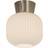 Aneta Vanja White/Satin Steel Takplafond ∅ 20cm