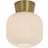 Aneta Vanja White/Matt Brass Takplafond ∅ 20cm