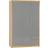 SECONIQUE Seville Grey Gloss/Light Oak Wardrobe 111x180cm