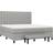 vidaXL Fabric Light Grey Ramsäng 180x203cm