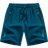 Shein Men's Sporty And Casual Loose Quick-Drying Shorts, With Reflective Strip Design, Pocket, Zipper And Drawstring At The Waist, Suitable For Fitness, Running And Outdoor Activities