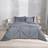 OHS Coverless Geo Single Duvet Cover Grey (198x137cm)