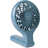 John Lewis Handheld & Foldable Desk Fan 4" Lake Blue