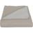 Borg Living 260 x 240 cm Vendbart Sandfarvet Hvidt Sengetæppe Beige (260x240cm)