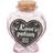 Gothic Homeware Love Potion Decorative Glass Heart Potion Bottle Figurine