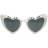Shein Photoprops Bride To Be Pearl Heart Wedding Party Glasses White