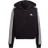 adidas Women Sportswear Essentials 3 Stripes French Terry Bomber Full Zip Hoodie - Black/White