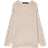 Vero Moda V-Neck Dropped Shoulder Seams Sweater - White/Birch