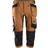 Snickers 6142 AllRoundWork 3/4 Pirate Trousers - Brown/Black