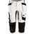 Snickers 6142 AllRoundWork 3/4 Pirate Trousers - White/Black