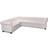 vidaXL Chesterfield White Soffa 260cm 6-sits