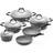 Grimaldi Granite 6 Pieces Cookware Set with lid 6 Parts