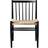 FDB Møbler J80 Beech Black/Nature Køkkenstol 82cm