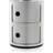 Kartell Componibili Chrome Opbevaringsskab 32x40cm