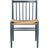 FDB Møbler J80 Blue Gray Beech/Nature Kitchen Chair 82cm
