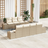 vidaXL 8 Piece Garden Sofa Beige Poly Rattan Outdoor Lounge Set
