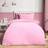 OHS Tufted Teddy Fleece Set Single Duvet Cover Pink