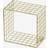 Loft24 Metal Lille Wire Square Beige Væghylde