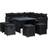 vidaXL 315230 - Black Loungesæt, 1 borde inkl. 1 sofaer