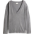 H&M V-Neck Jumper - Gray Melange