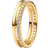 Pandora Double Band Ring - Gold/Transparent