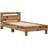 vidaXL 874112 Old Wood Frame Bed 90x200cm