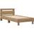vidaXL 874113 Artisan Oak Ramsäng 90x200cm