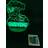 ShadysMC Shadys TNT LED Lampe Sort Bordlampe