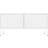 vidaXL 336233 White TV Bench 35x50cm