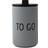 Design Letters To Go Grey Termokop 35cl